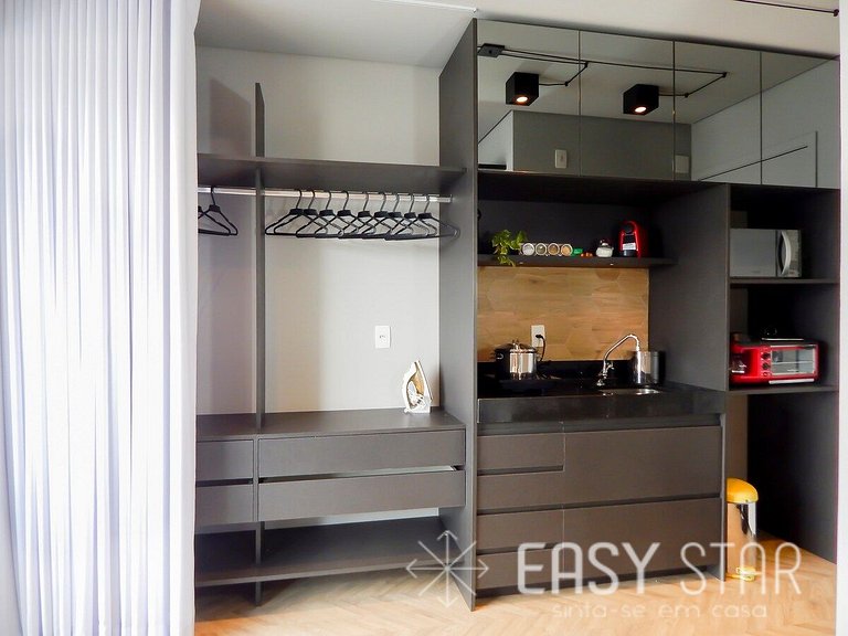 Easy Star - Studio com Vista Incrível na Vila Olímpia - KQ01