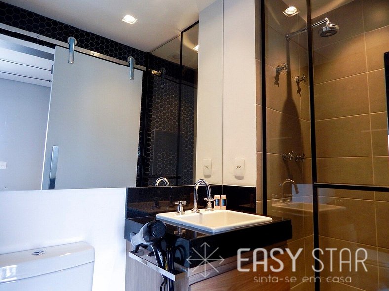 Easy Star - Studio com Vista Incrível na Vila Olímpia - KQ01