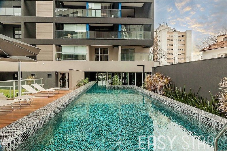 Easy Star - Studio com Vista Incrível na Vila Olímpia - KQ01