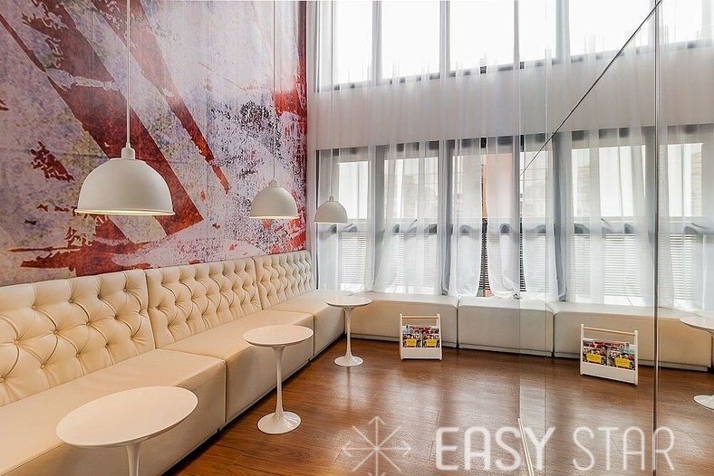 Easy Star - Studio com Vista Incrível na Vila Olímpia - KQ01