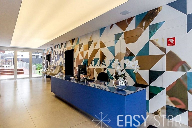 Easy Star - Studio com Vista Incrível na Vila Olímpia - KQ01